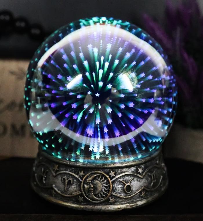 ebros gift Greek Astrology Constellations Zodiac With Colorful LED Stars Glass Gazing Ball