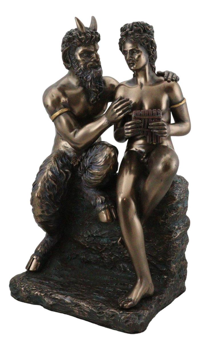 Ebros Gift Greek God And Goddess Fertility Pan Teaching Daphne To Play The Flute Figurine
