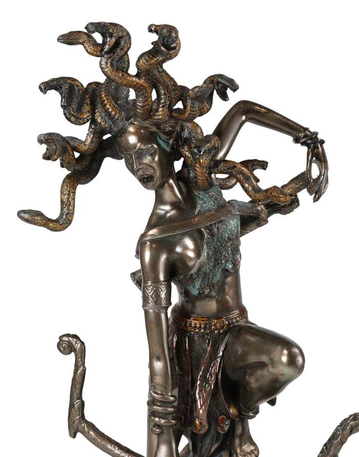 Ebros Gift Greek Goddess Medusa Drawing Bow And Arrow Figurine Gorgon Sister Stone Gaze