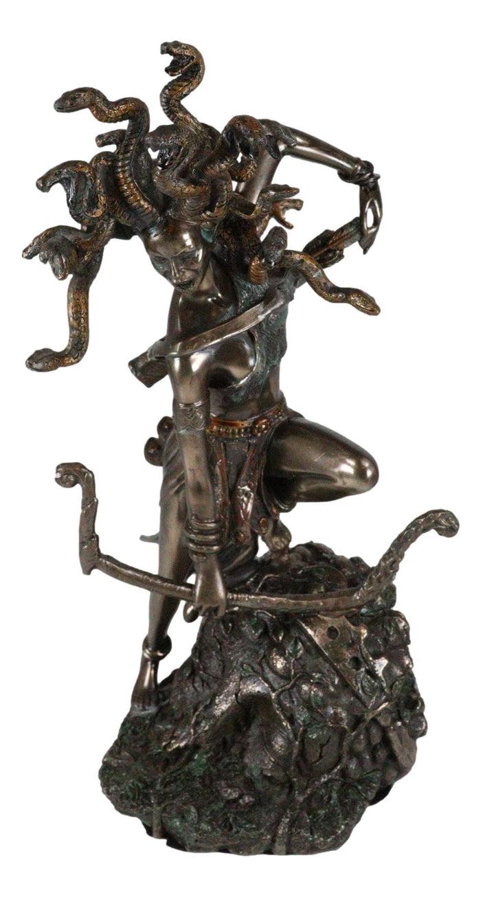Ebros Gift Greek Goddess Medusa Drawing Bow And Arrow Figurine Gorgon Sister Stone Gaze