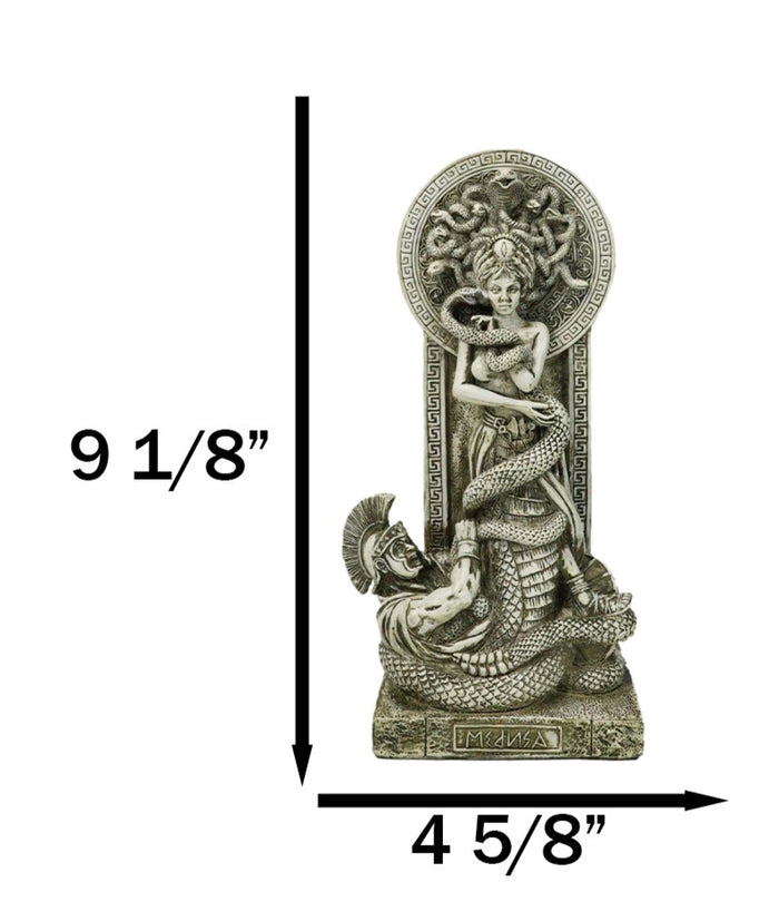 Ebros Gift Greek Goddess Medusa With Hair Of Snakes And Serpent Tail By Altar Figurine