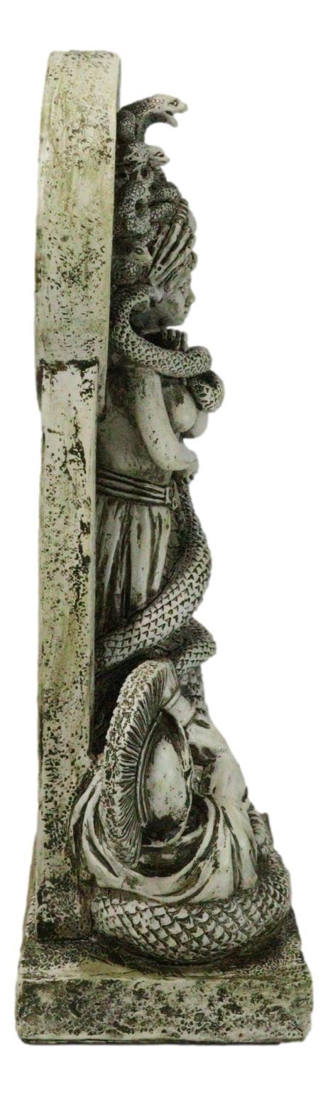 Ebros Gift Greek Goddess Medusa With Hair Of Snakes And Serpent Tail By Altar Figurine