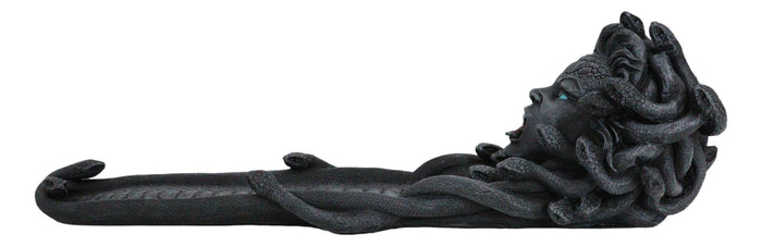 Ebros Gift Greek Goddess Stone Gaze Medusa With Snake Tail Basin Catcher Incense Holder