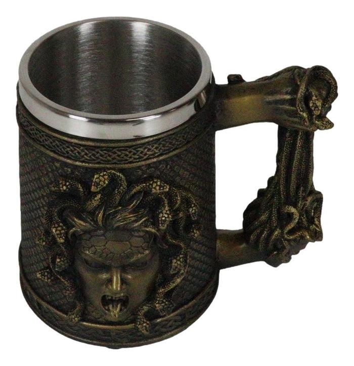 Ebros Gift Greek Gorgon Sisters Goddess Medusa With Wild Snakes Hair And Scales Coffee Mug