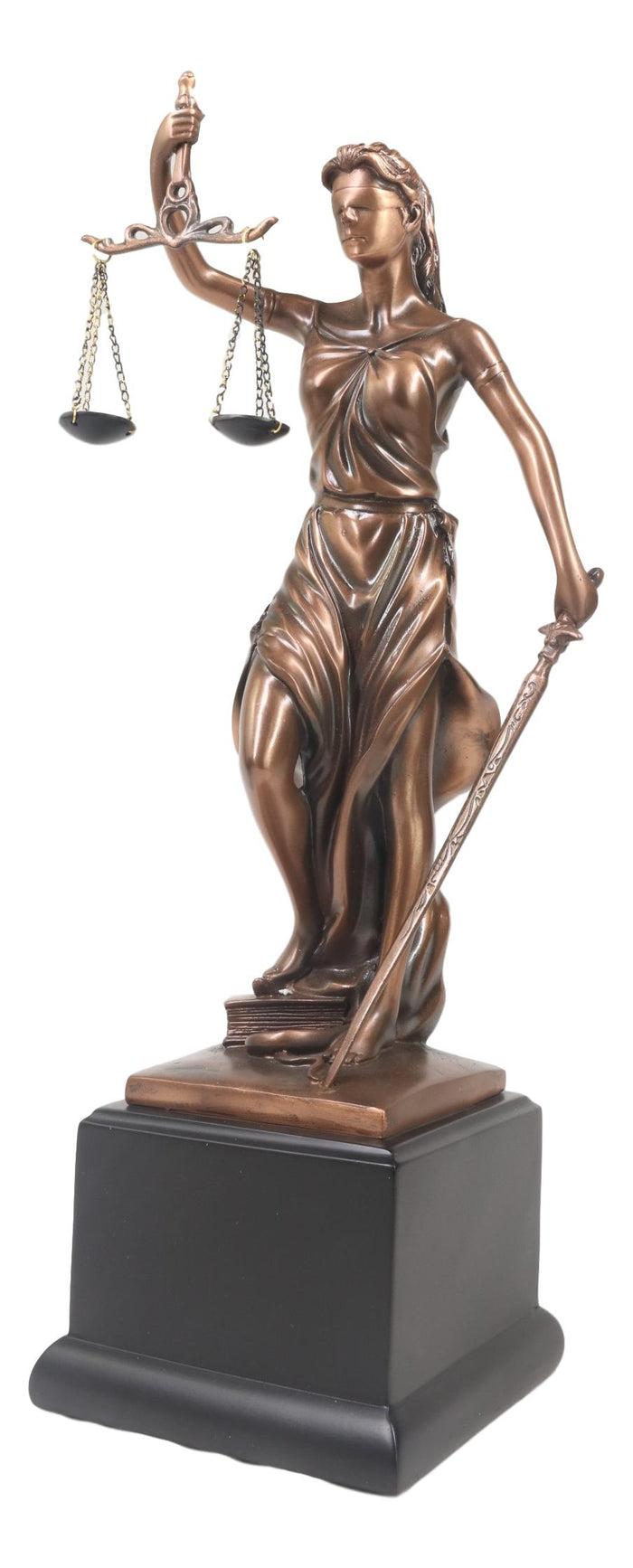 Ebros Gift Greek Lady Goddess Of Justice La Justica With Sword And Scales Statue On Base