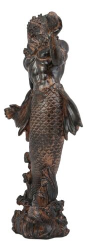 Ebros Gift Greek Mythology God Of The Seas And Tremors Merman Poseidon Statue Neptune Decor