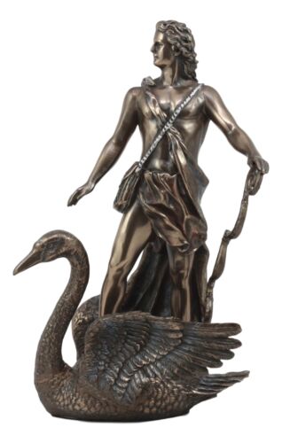 Ebros Gift Greek Olympian Oracular God Apollo Riding A Swan Statue Music Archery Sun Deity