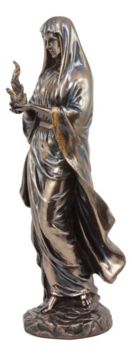 Ebros Gift Greek Olympian Veiled Goddess Hestia Igniting Fire Statue Deity Of Family Hearth