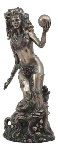 Ebros Gift Greek Primordial Deity Gaia Holding Earth Statue Primal Mother Goddess Gaea Art