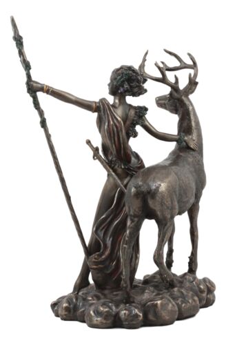 Ebros Gift Greek Roman Goddess Of The Hunt Moon And Nature Diana With Stag Statue Artemis