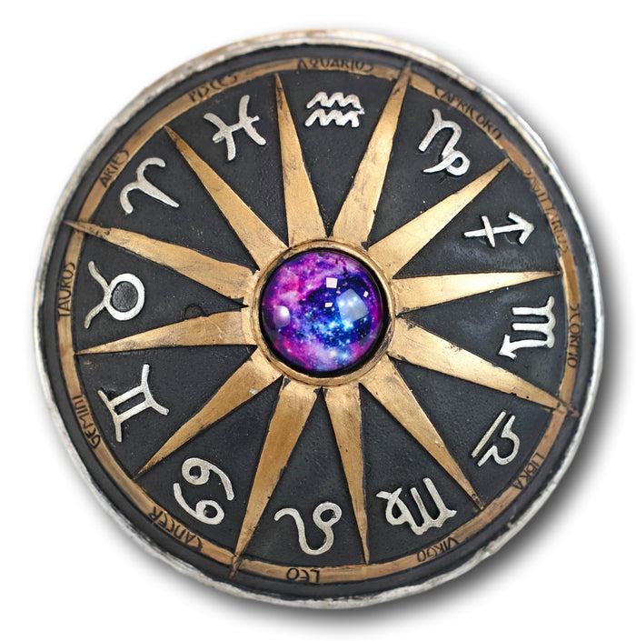Ebros Gift Greek Zodiac Constellations With Sun And Space Gem Lid Decorative Trinket Box