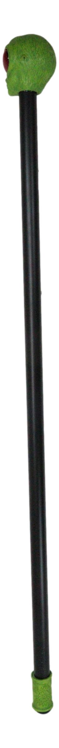 Ebros Gift Green Roswell UFO Alien Extra Terrestrial Decorative Cosplay Prop Swagger Cane