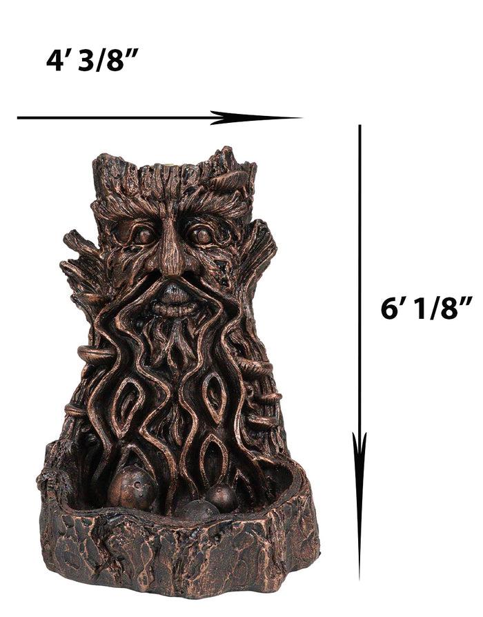 Ebros Gift Greenman Tree Man God Forest Ent Waterfall Smoke Backflow Incense Cone Burner