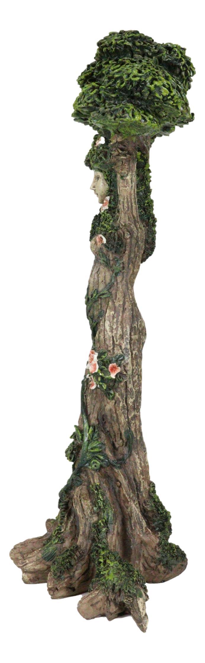 Ebros Gift Greenman Tree Woman Gaia Dryad Ent Native Earth Goddess With Canopy Figurine