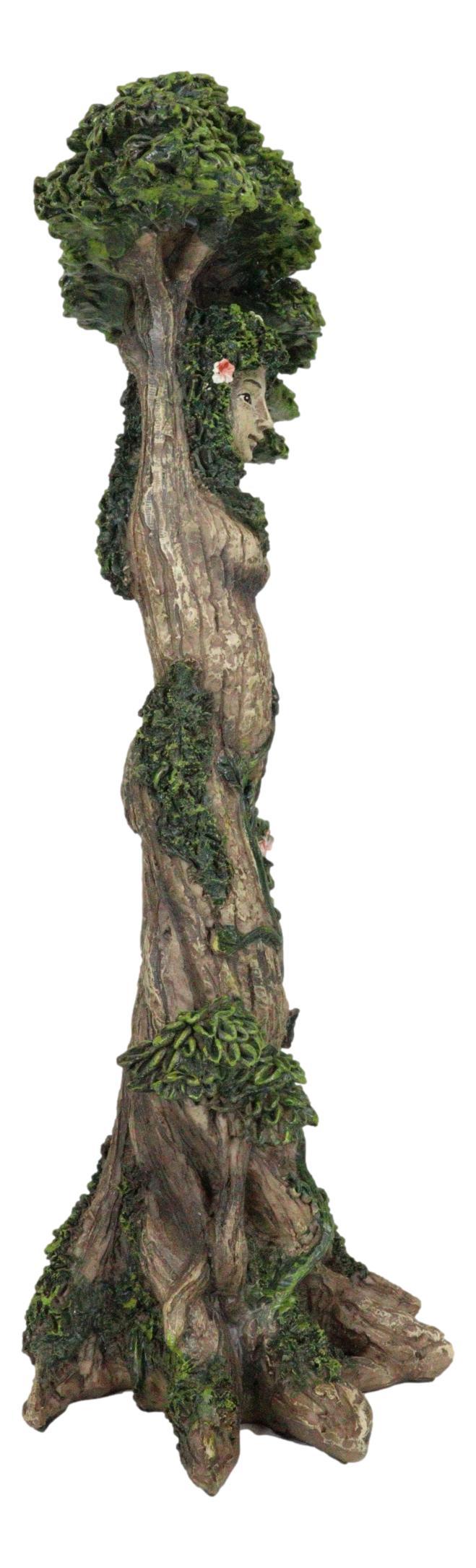 Ebros Gift Greenman Tree Woman Gaia Dryad Ent Native Earth Goddess With Canopy Figurine