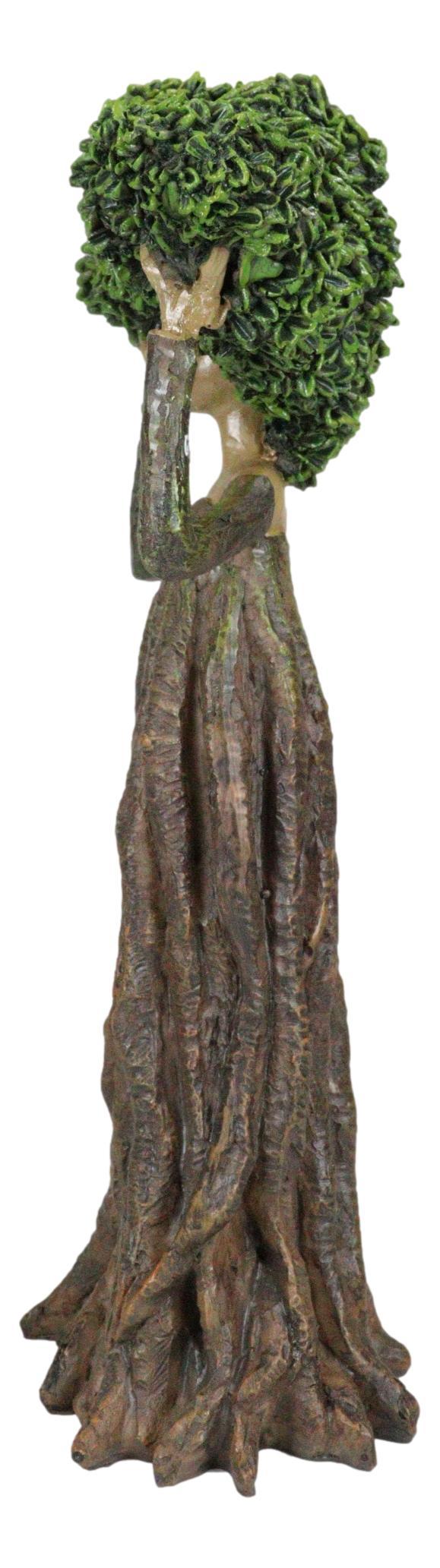 Ebros Gift Greenman Tree Woman Gaia Dryad Ent Native Fixing Leafy Canopy Crown Figurine