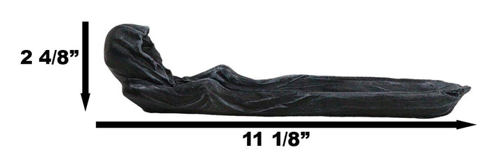 Ebros Gift Hallowed Death Grim Reaper In Dark Cloak Master Wizard Incense Burner Figurine
