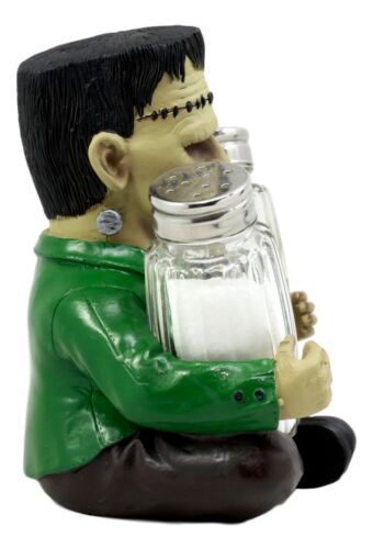 Ebros Gift Halloween Dr Victor Frankenstein Monster Salt & Pepper Shakers Holder Figurine