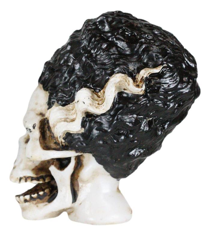 Ebros Gift Halloween Macabre Mrs Frankenstein The Bride Skull Mini Figurine Zombie Gothic