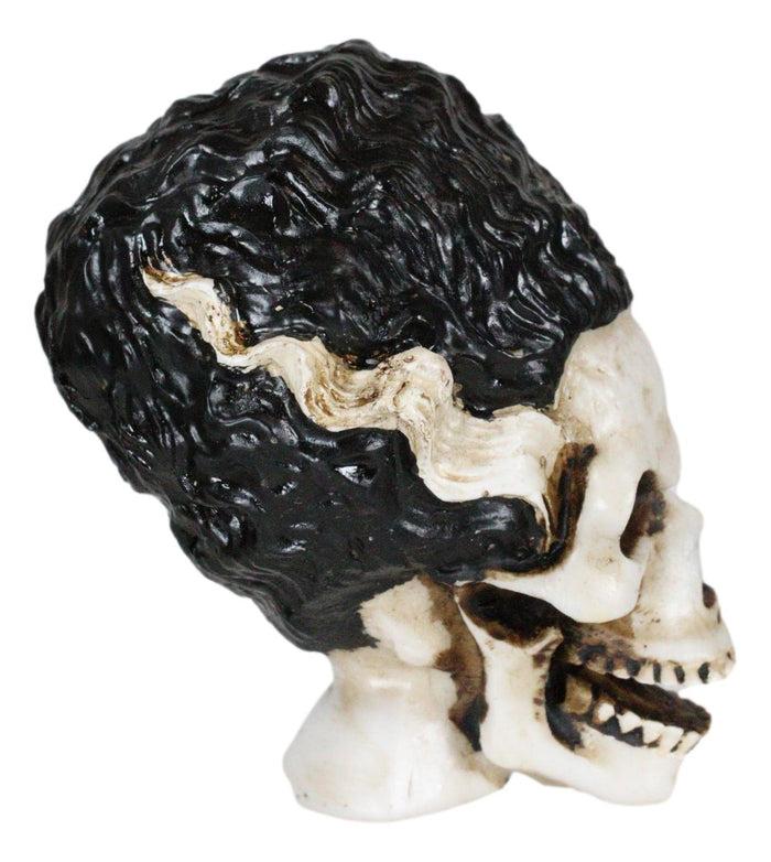 Ebros Gift Halloween Macabre Mrs Frankenstein The Bride Skull Mini Figurine Zombie Gothic