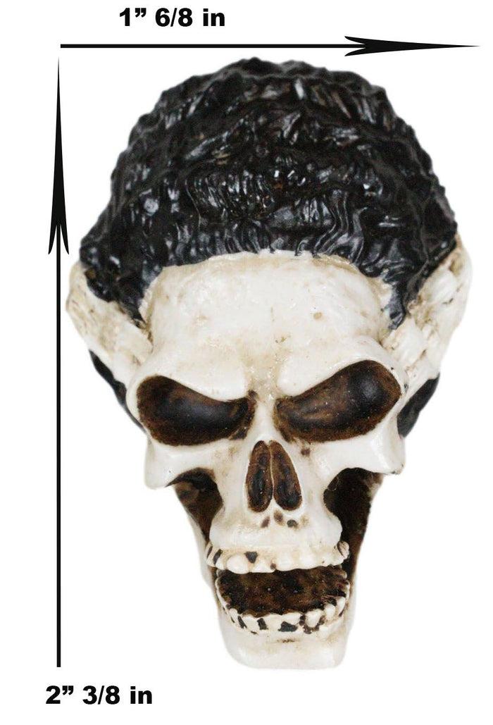 Ebros Gift Halloween Macabre Mrs Frankenstein The Bride Skull Mini Figurine Zombie Gothic