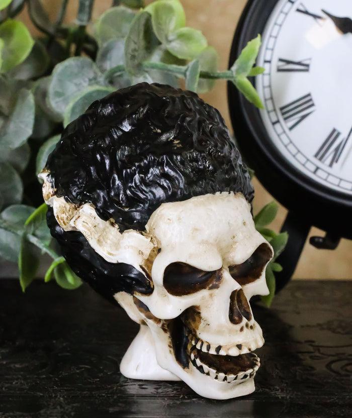 ebros gift Halloween Macabre Mrs Frankenstein The Bride Skull Mini Figurine Zombie Gothic