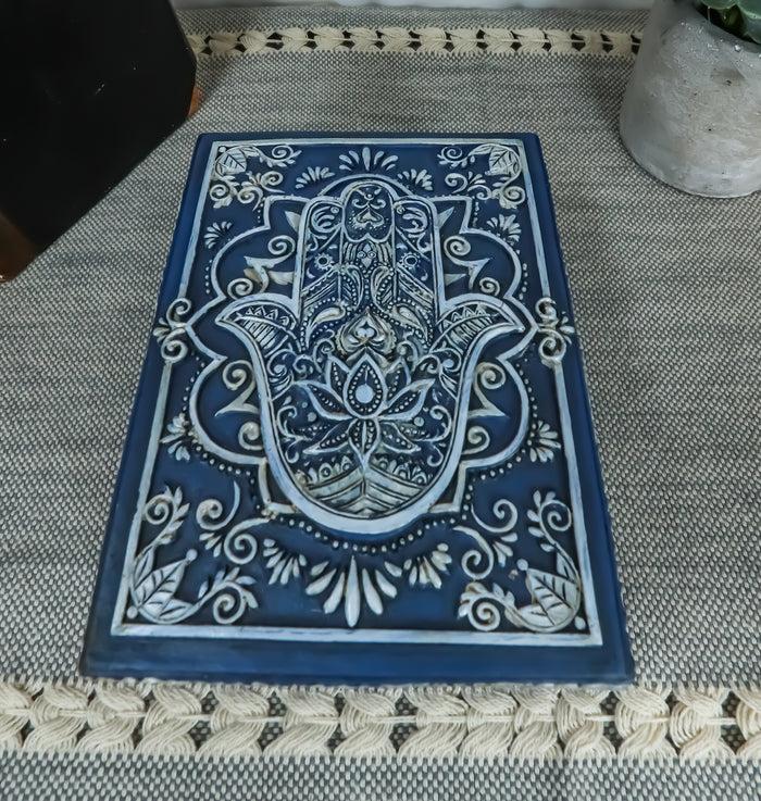Ebros Gift Hamsa Palm Hand Of God Warding Off The Evil Eye Tarot Cards Decorative Box