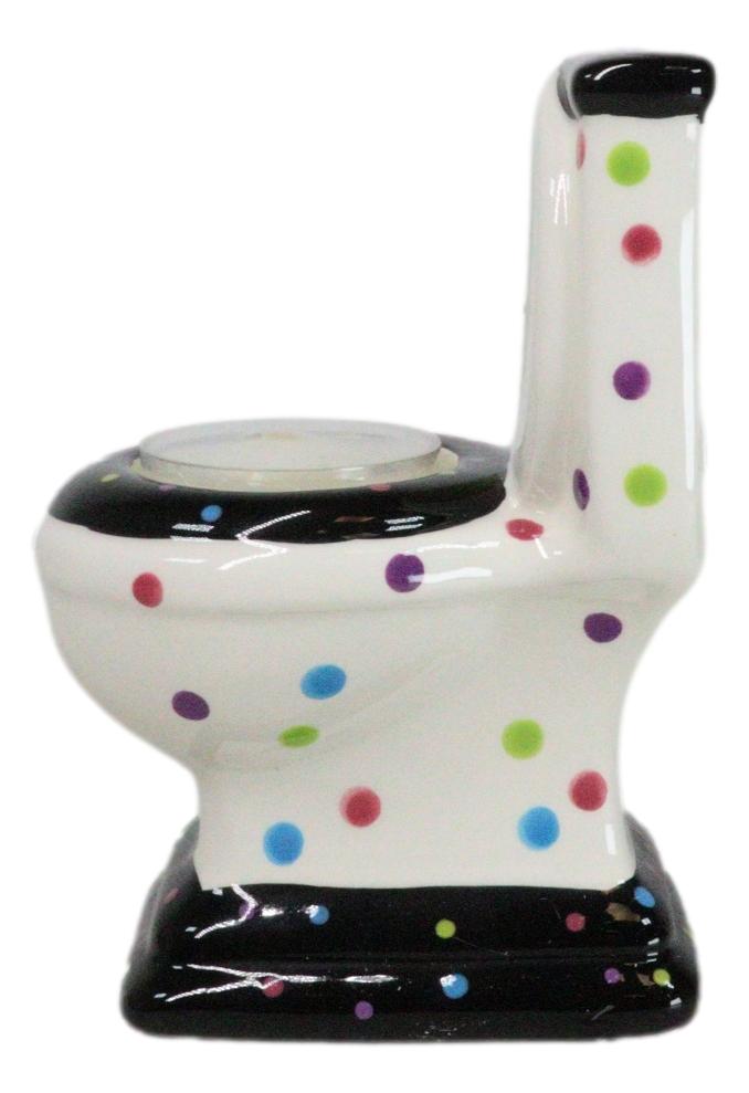 Ebros Gift Happy Birthday Make A Wish And Let's Potty Ceramic Tea Light Candle Holder