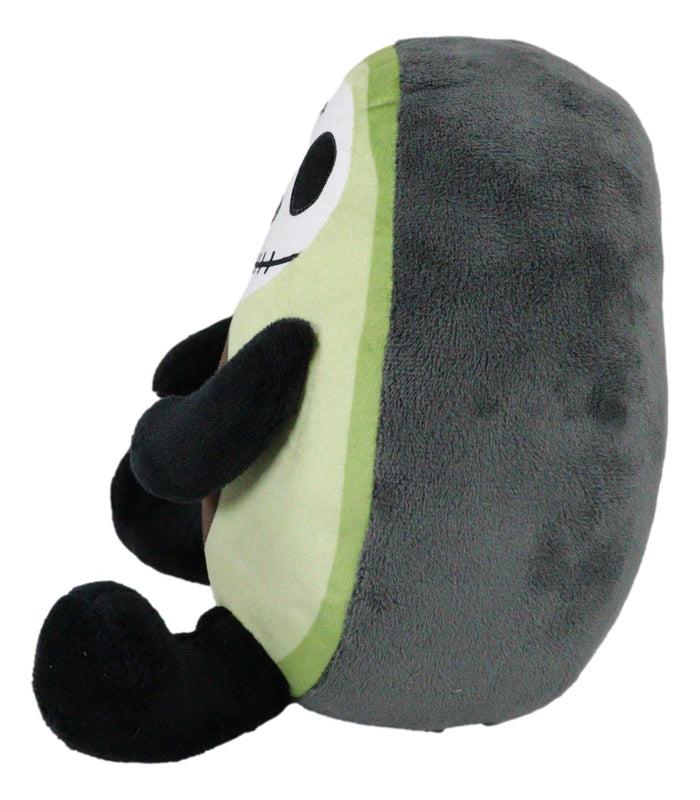 Ebros Gift Hearty Split Hass Avocado Fruit Furrybones Skeleton Plush Toy Doll Furry Bone