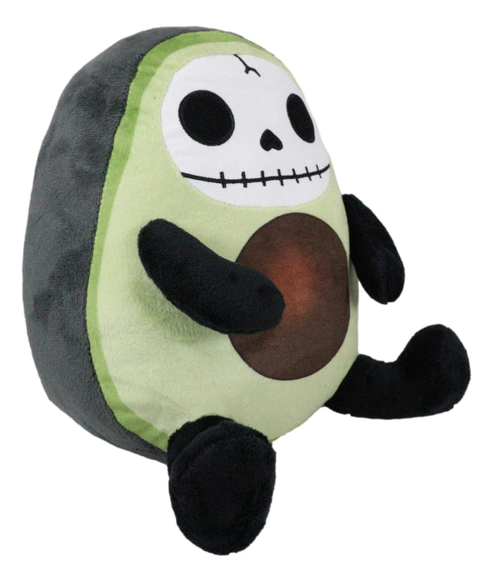 Ebros Gift Hearty Split Hass Avocado Fruit Furrybones Skeleton Plush Toy Doll Furry Bone