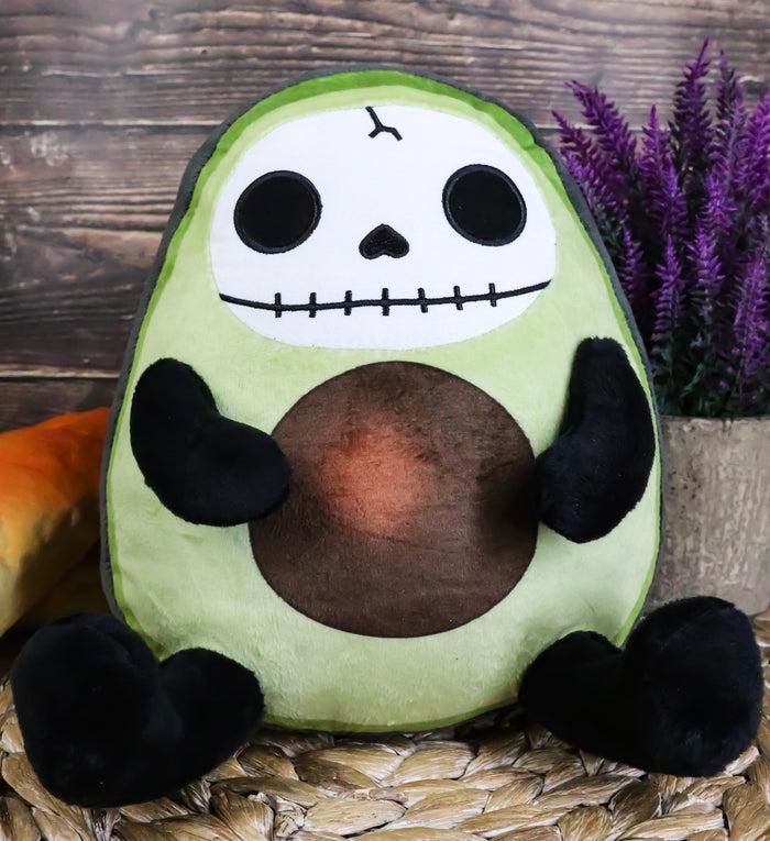 ebros gift Hearty Split Hass Avocado Fruit Furrybones Skeleton Plush Toy Doll Furry Bone