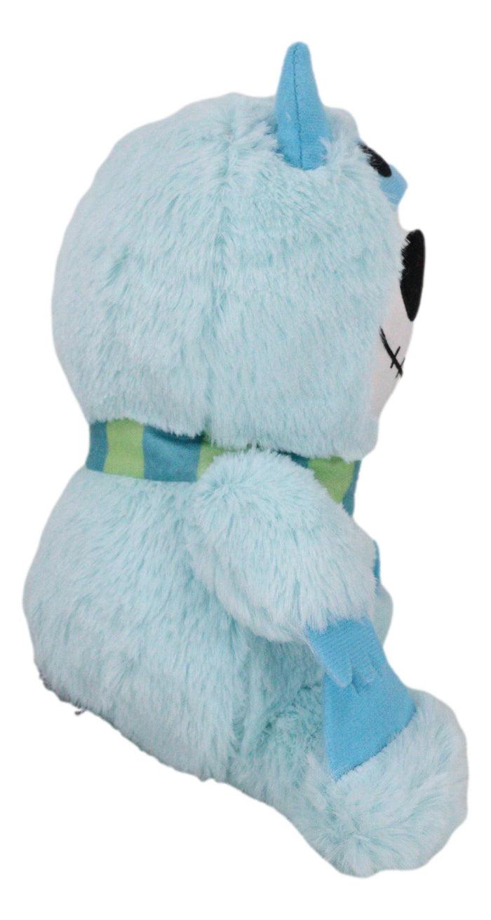 Ebros Gift Himalayan Yeti Ape Man Snowman Furrybones Skeleton Plush Toy Doll Furry Bone