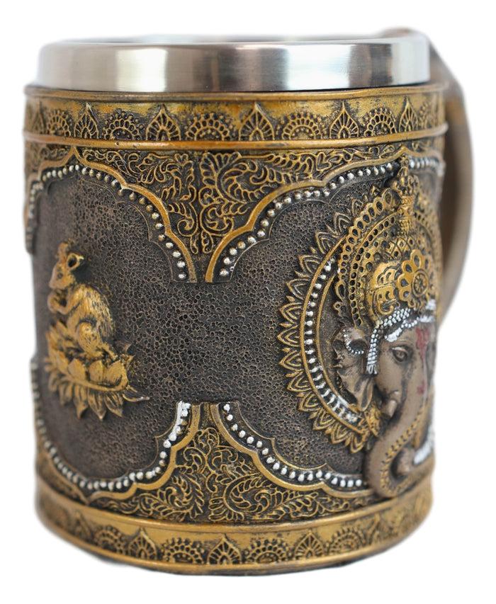Ebros Gift Hindu God Of Success Lord Ganesha Ganapati Coffee Mug With Elephant Trunk Handle