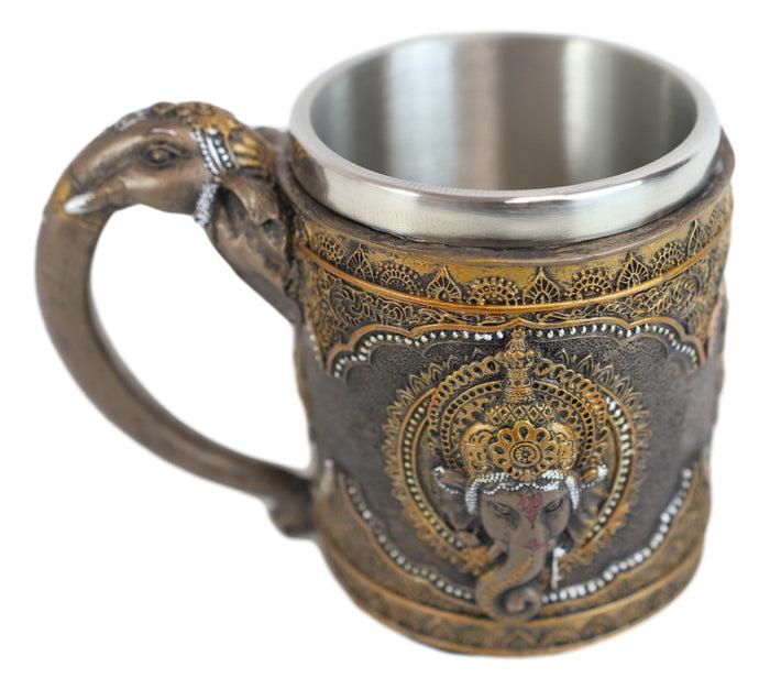 Ebros Gift Hindu God Of Success Lord Ganesha Ganapati Coffee Mug With Elephant Trunk Handle
