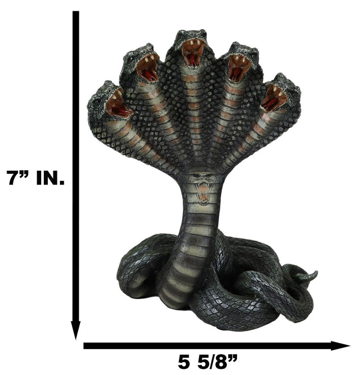 Ebros Gift Hindu Primordial Multi Headed Shesha Snake Demigod Nagaraja Of Vishnu Figurine