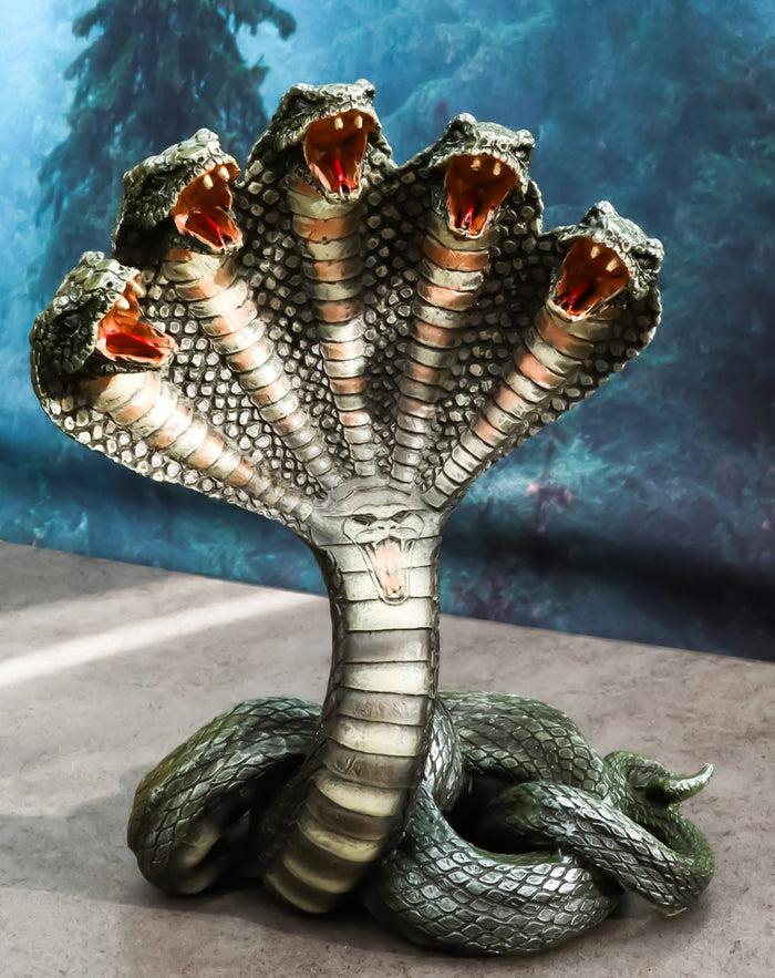 ebros gift Hindu Primordial Multi Headed Shesha Snake Demigod Nagaraja Of Vishnu Figurine