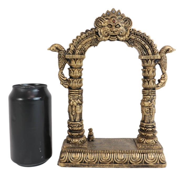 Ebros Gift Hindu Supreme God Baby Ganesha Divine Child On Swing With Mooshika Mouse Statue