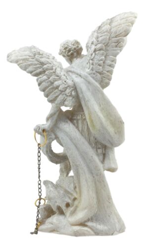 Ebros Gift Holy Archangel Saint Michael With Chained Lucifer Statue Holy Eucharist Patron