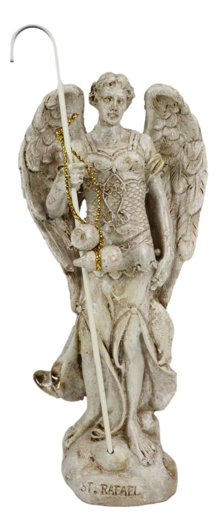 Ebros Gift Holy Archangel Saint Raphael Pennance Sacrament Healing Of God Figurine 5" Tall