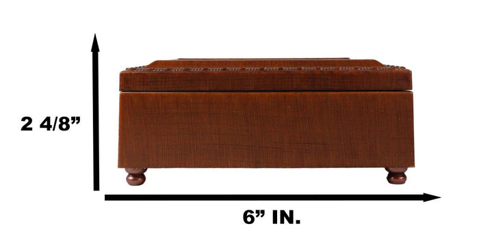 Ebros Gift Hope Is An Anchor To The Soul Polished Rope Trimmed Burlwood Musical Trinket Box