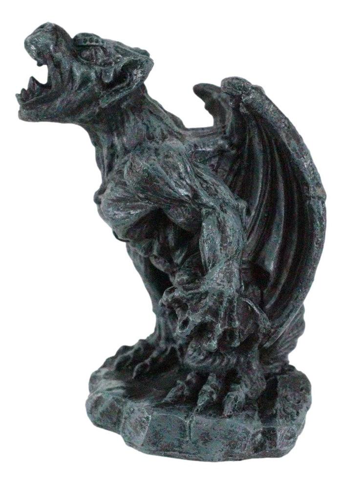 Ebros Gift Howling Gothic Winged Werewolf Wolf Man Gargoyle Decorative Miniature Figurine