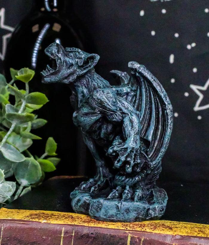 ebros gift Howling Gothic Winged Werewolf Wolf Man Gargoyle Decorative Miniature Figurine