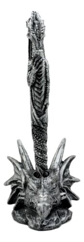 Ebros Gift Ink Of Fire Spirit Dragon Pen With Dragon Head Base Holder Figurine Office Desk