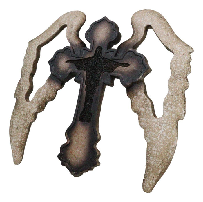 Ebros Gift Inspirational Divine Jesus Christ The Redeemer With Angelic Wings Wall Cross