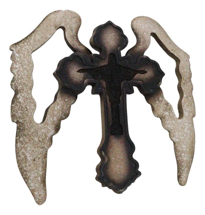 Ebros Gift Inspirational Divine Jesus Christ The Redeemer With Angelic Wings Wall Cross