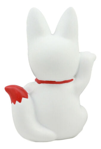 Ebros Gift Japanese Charm Maneki Kitsune Fox Statue Inari Shiba Inu Supernatural Wisdom