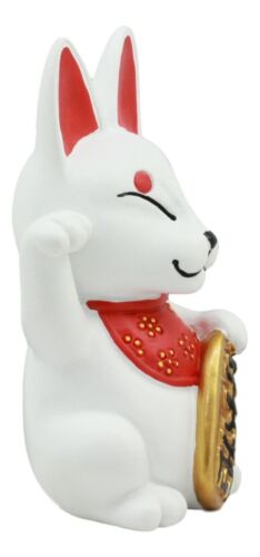 Ebros Gift Japanese Charm Maneki Kitsune Fox Statue Inari Shiba Inu Supernatural Wisdom