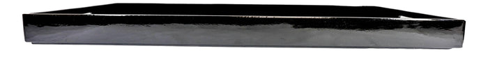 Ebros Gift Japanese Flying Cranes 19" By 12" Large Black Lacquer Serving Tray With Handles