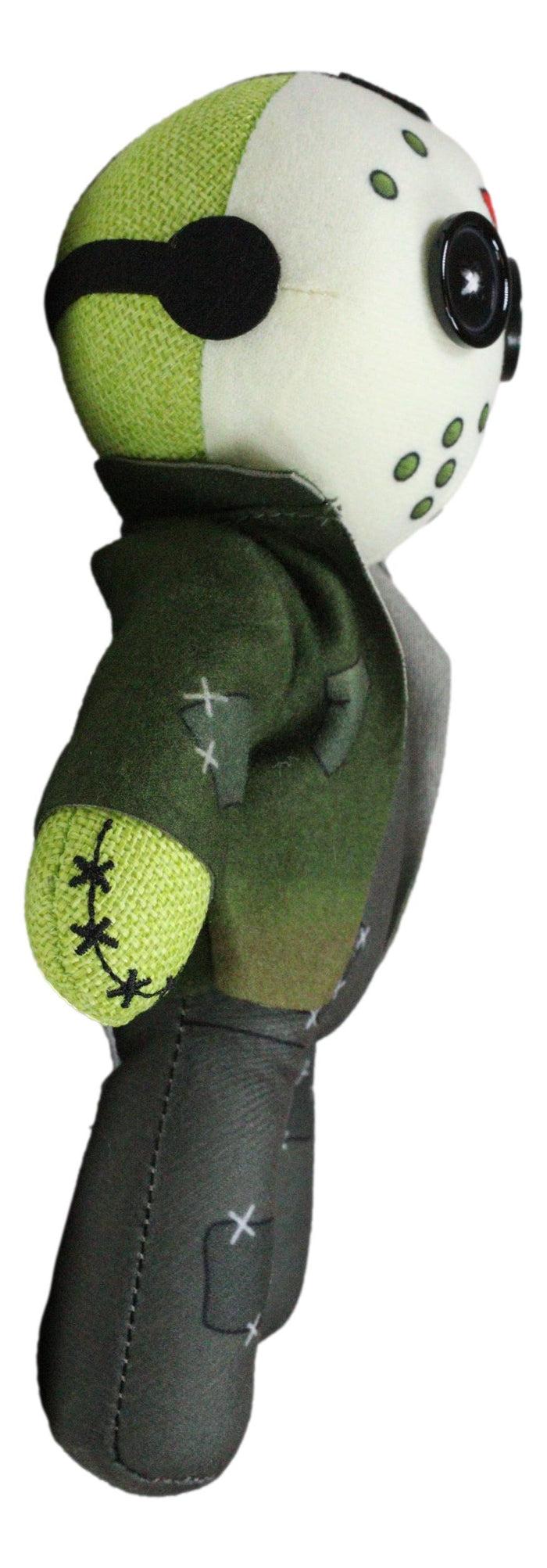 Ebros Gift Jason Voorhees Little Jay Pinheadz Voodoo Monster Villain Plush Toy Doll