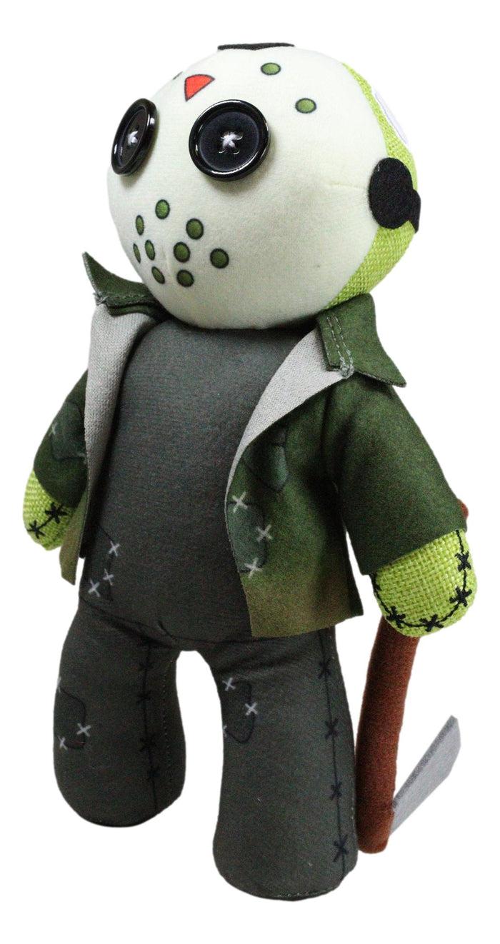 Ebros Gift Jason Voorhees Little Jay Pinheadz Voodoo Monster Villain Plush Toy Doll